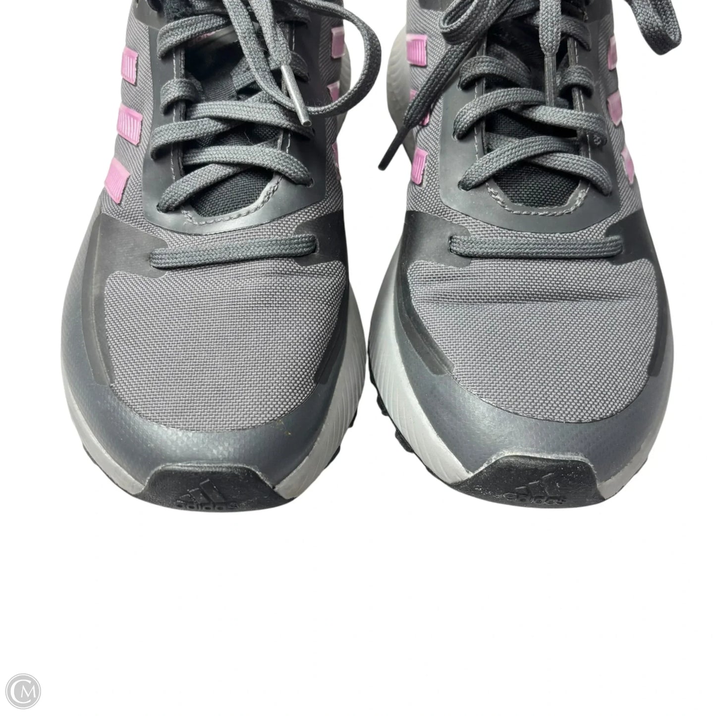 Shoes Athletic By Adidas In Grey & Purple, Size: 7