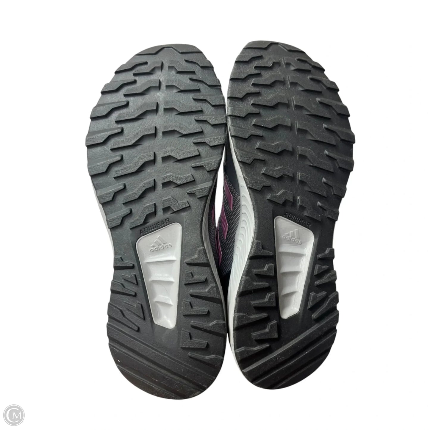 Shoes Athletic By Adidas In Grey & Purple, Size: 7