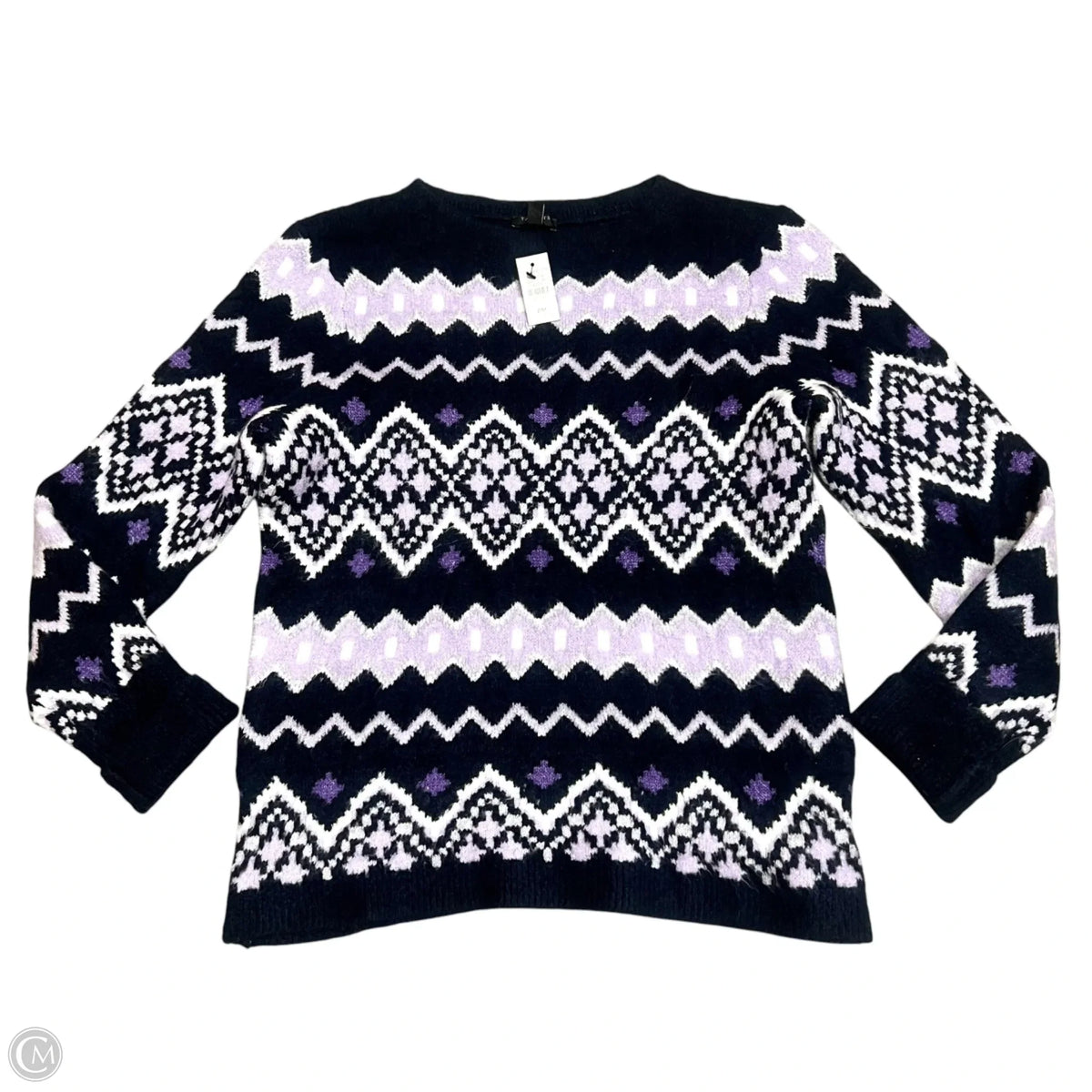 Sweater By Talbots In Blue & Purple, Size: Mp