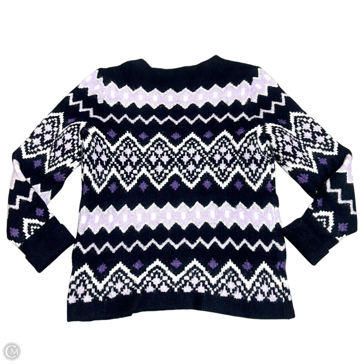 Sweater By Talbots In Blue & Purple, Size: Mp