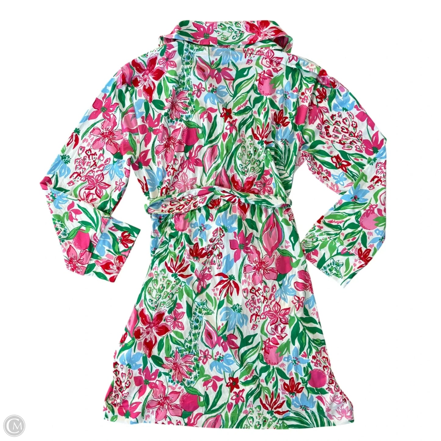 Kimono Designer By Lilly Pulitzer In Tropical Print, Size: M