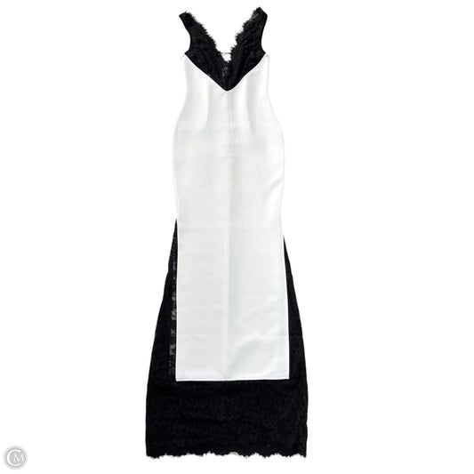 Dress Casual Maxi By Bella Barnett In Black & White, Size: Xs