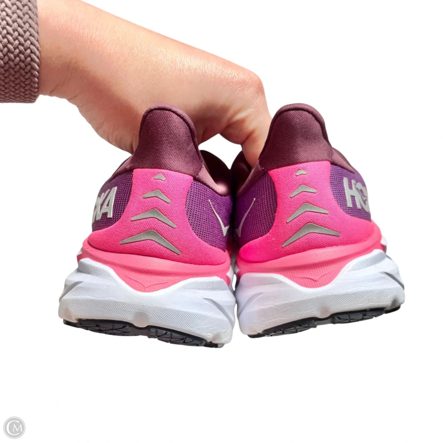 Shoes Sneakers By Hoka In Pink & Purple, Size: 7