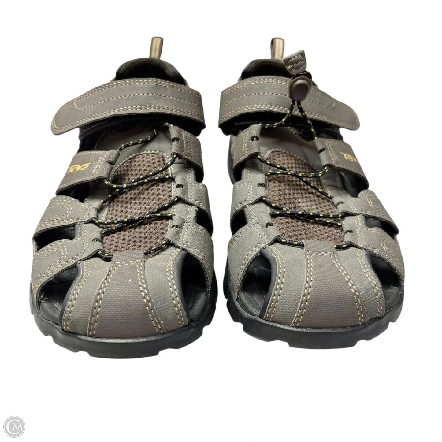 Sandals Sport By Teva In Grey & Tan, Size: 9