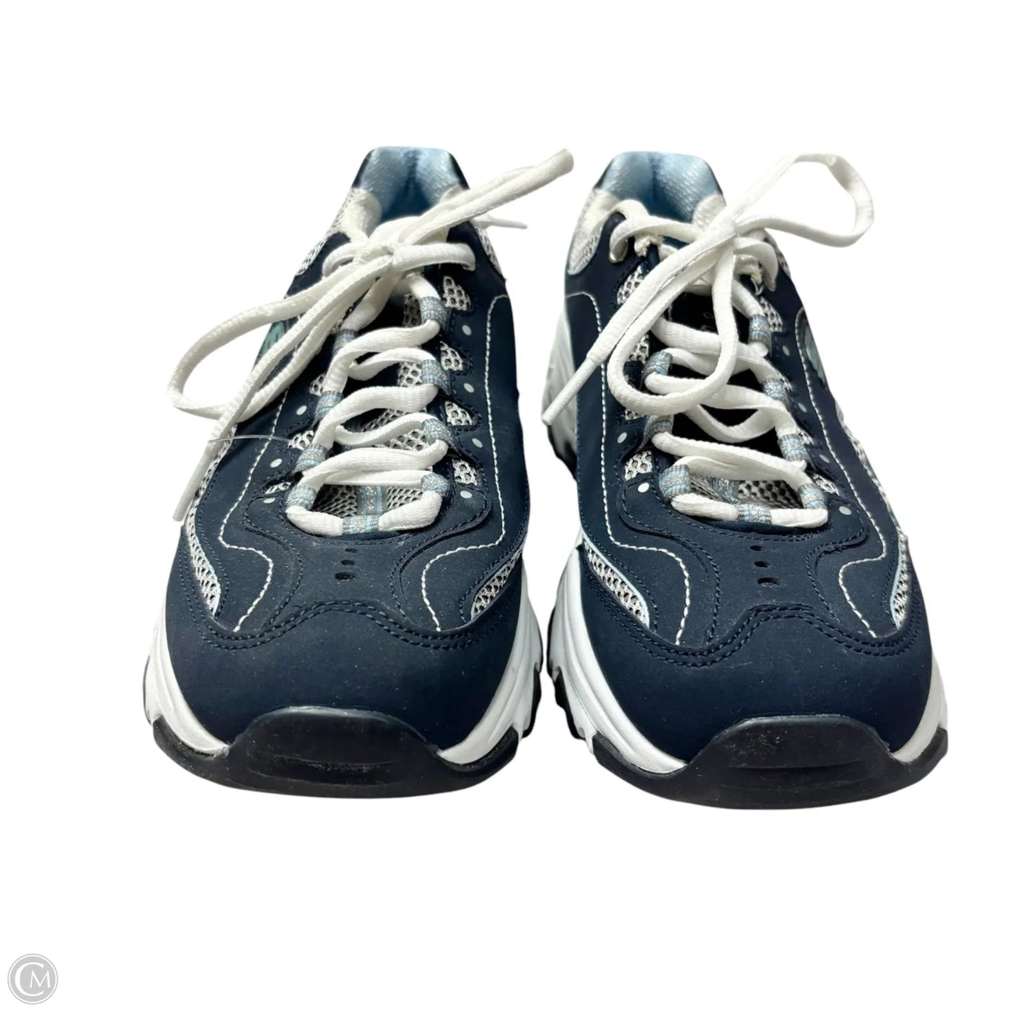 Shoes Athletic By Skechers In Blue & White, Size: 7.5