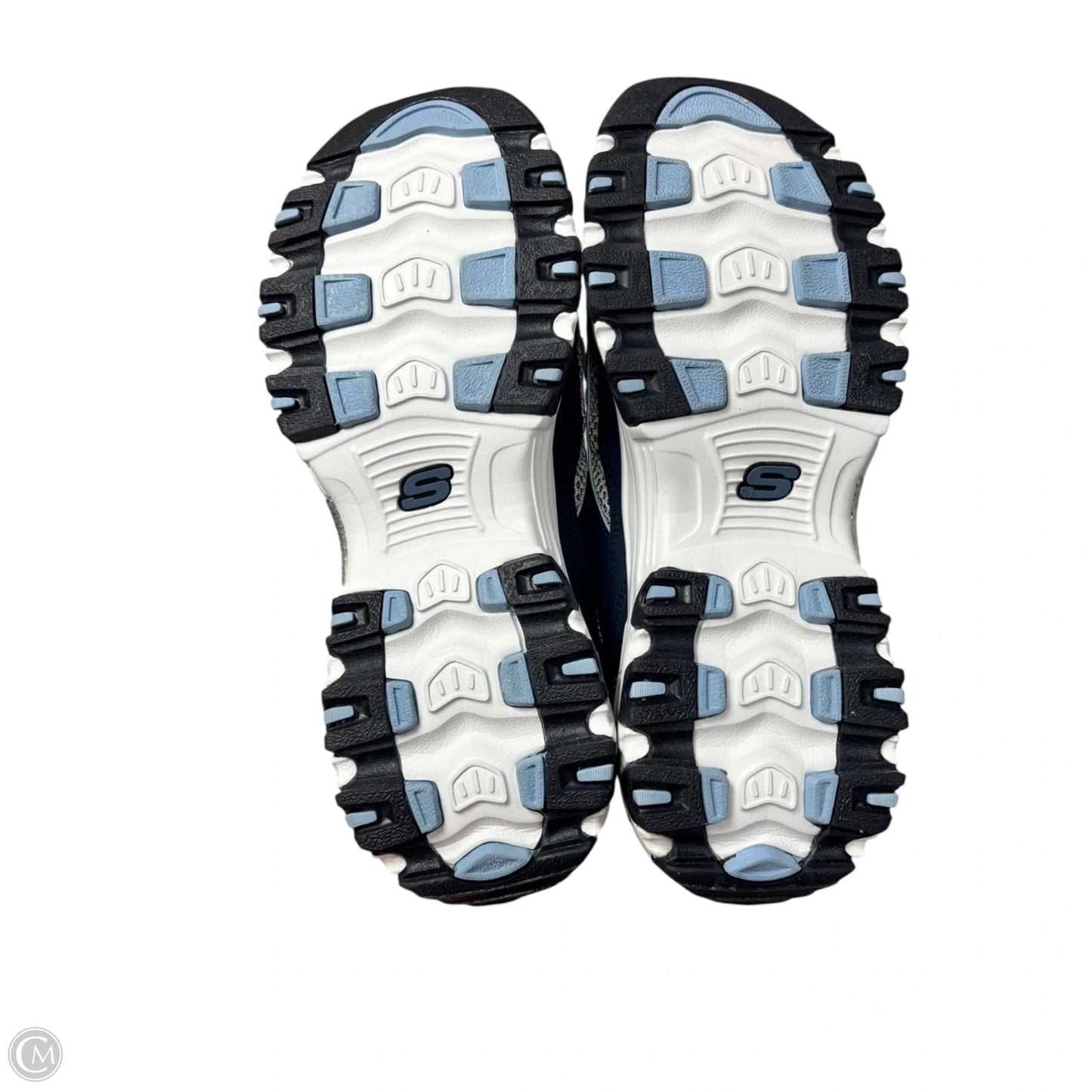 Shoes Athletic By Skechers In Blue & White, Size: 7.5