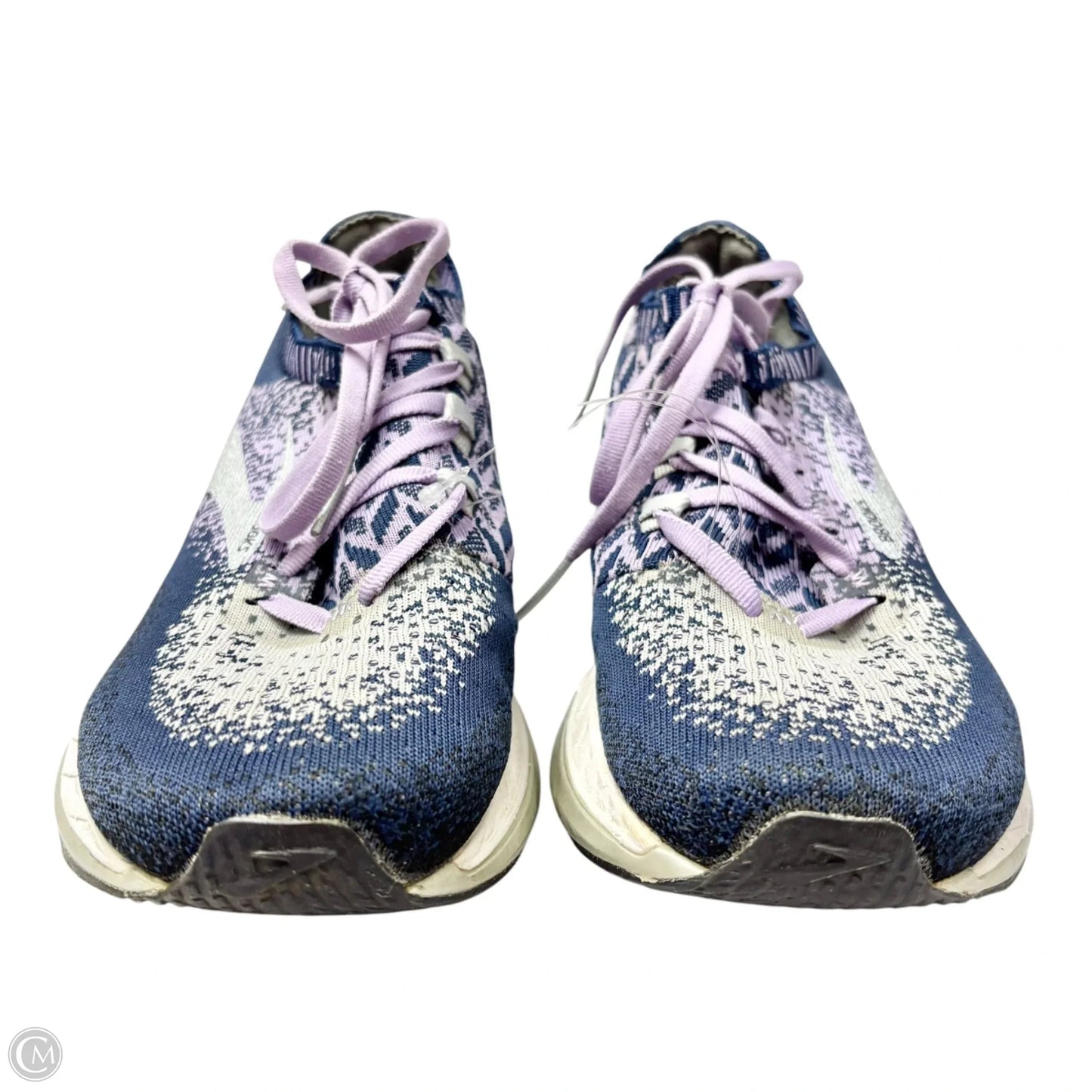 Shoes Sneakers By Brooks In Blue & Purple, Size: 7.5
