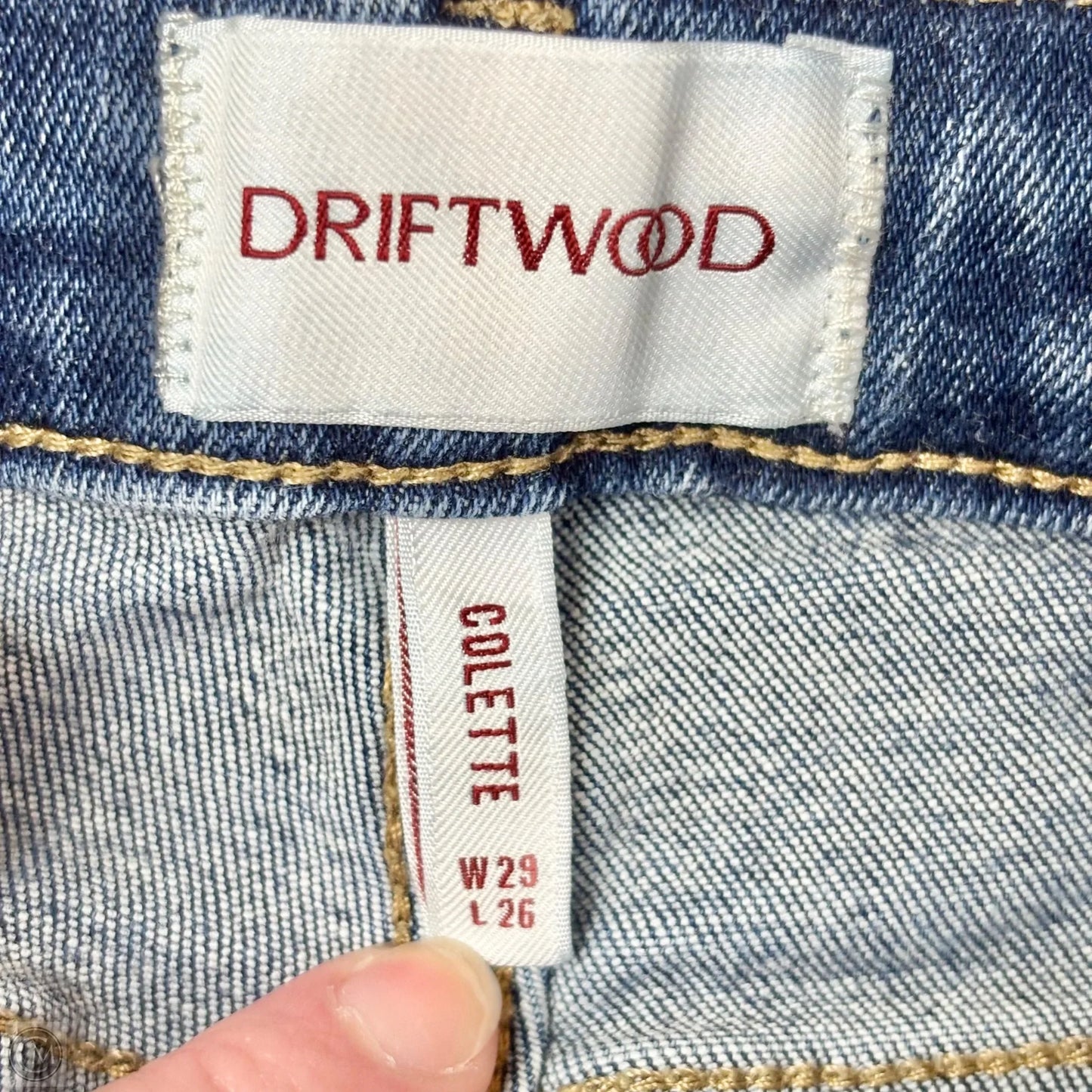 Jeans Cropped By Driftwood In Blue Denim, Size: 8