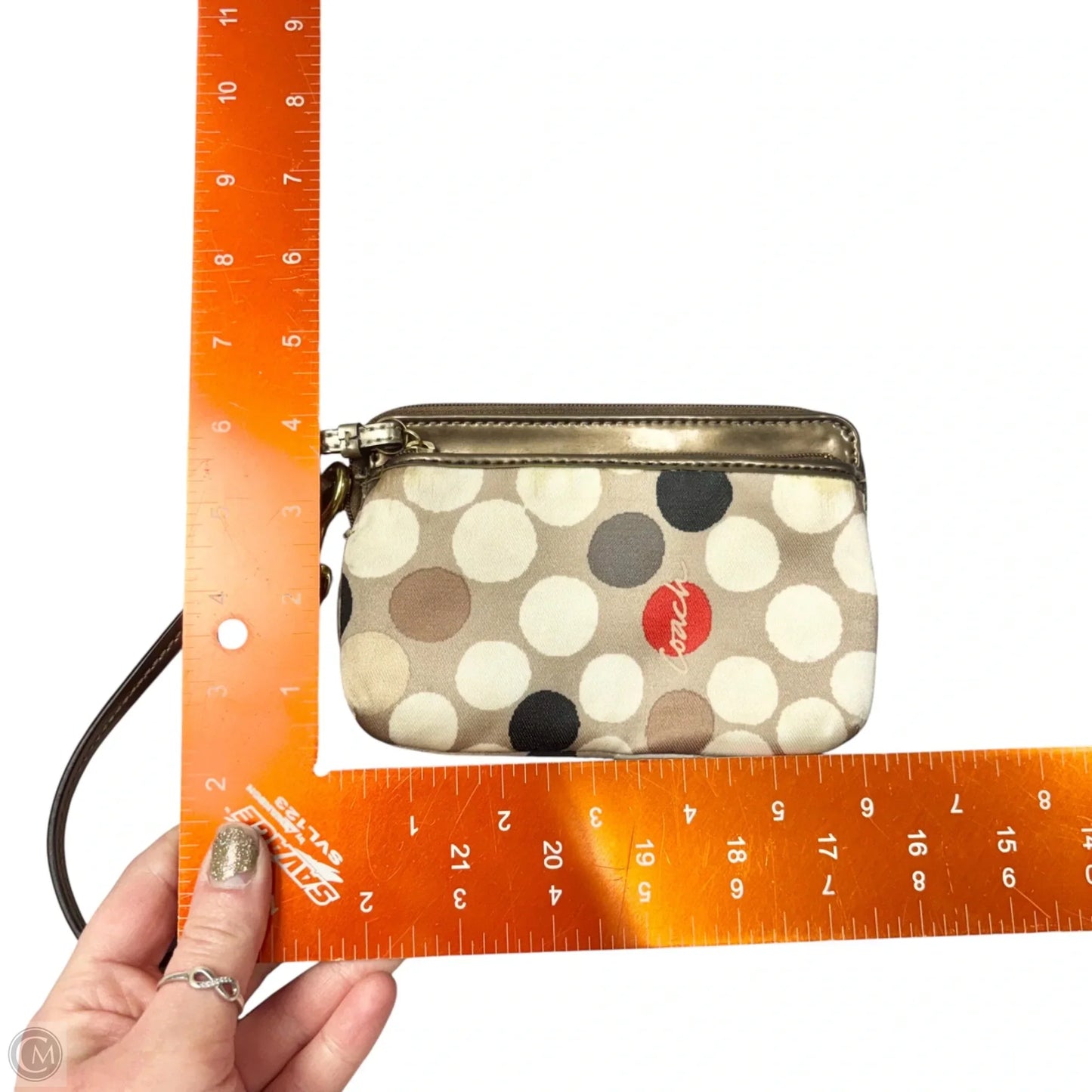 Wristlet Designer By Coach, Size: Small