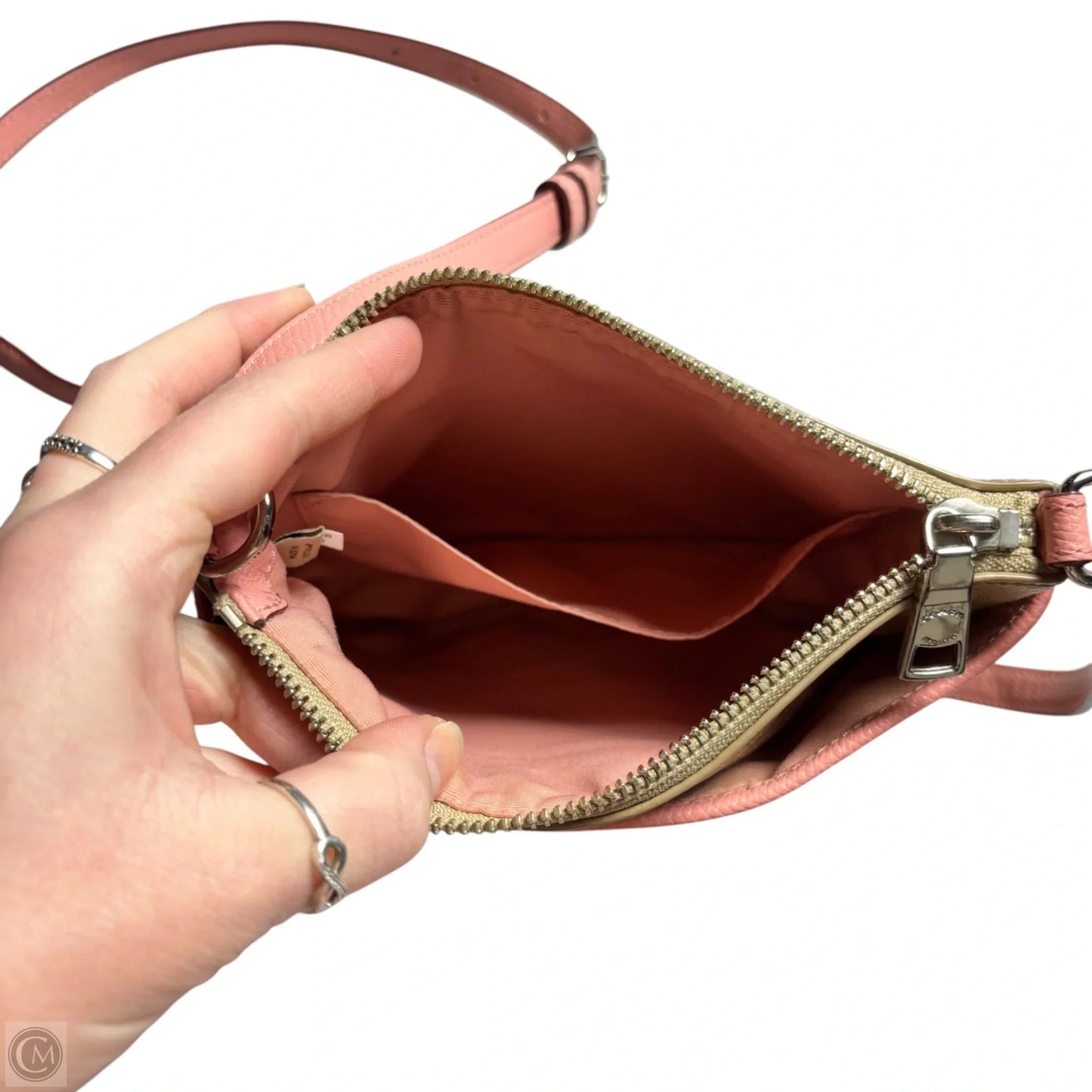 Crossbody Designer By Coach, Size: Medium