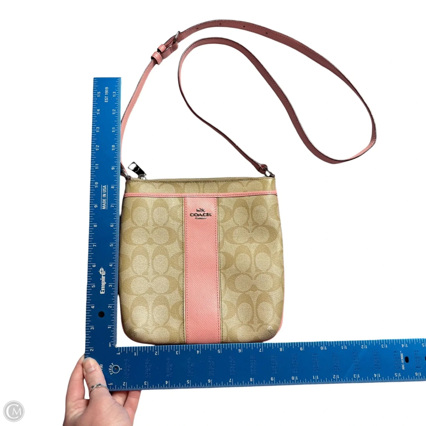 Crossbody Designer By Coach, Size: Medium
