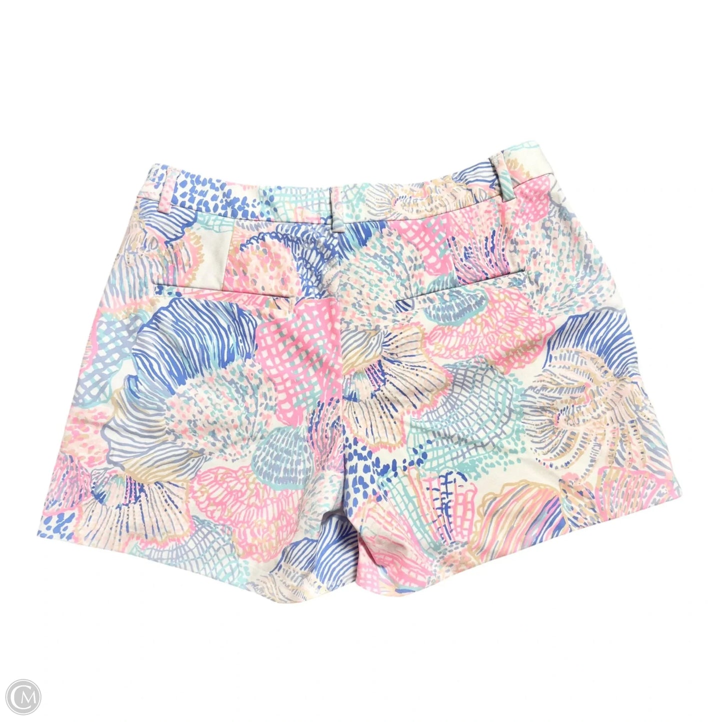 Shorts Designer By Lilly Pulitzer In Pink & White, Size: 8