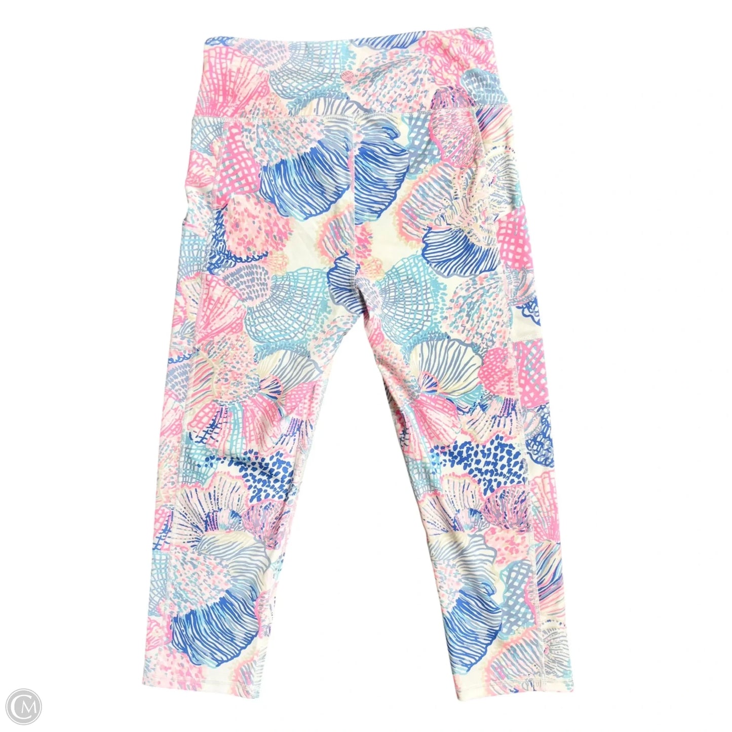 Pants Designer By Lilly Pulitzer In Pink & White, Size: L