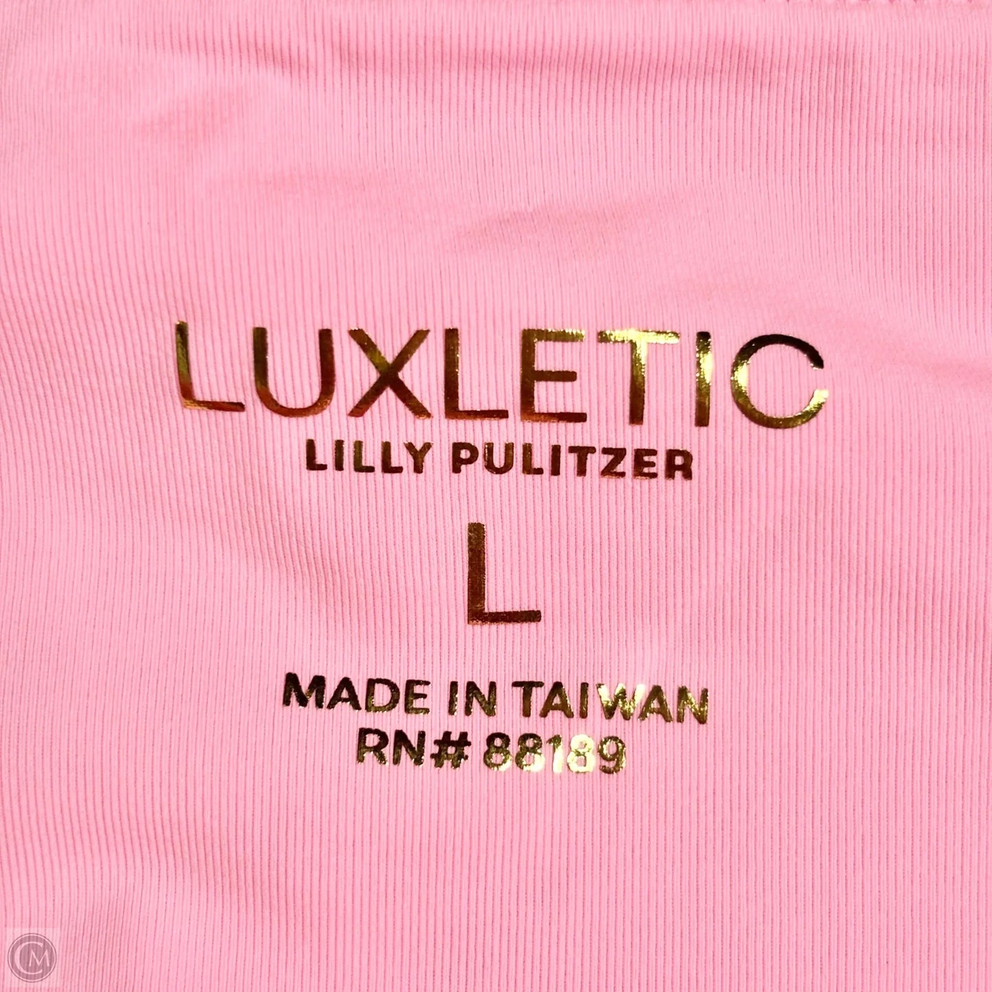 Pants Designer By Lilly Pulitzer In Pink & White, Size: L