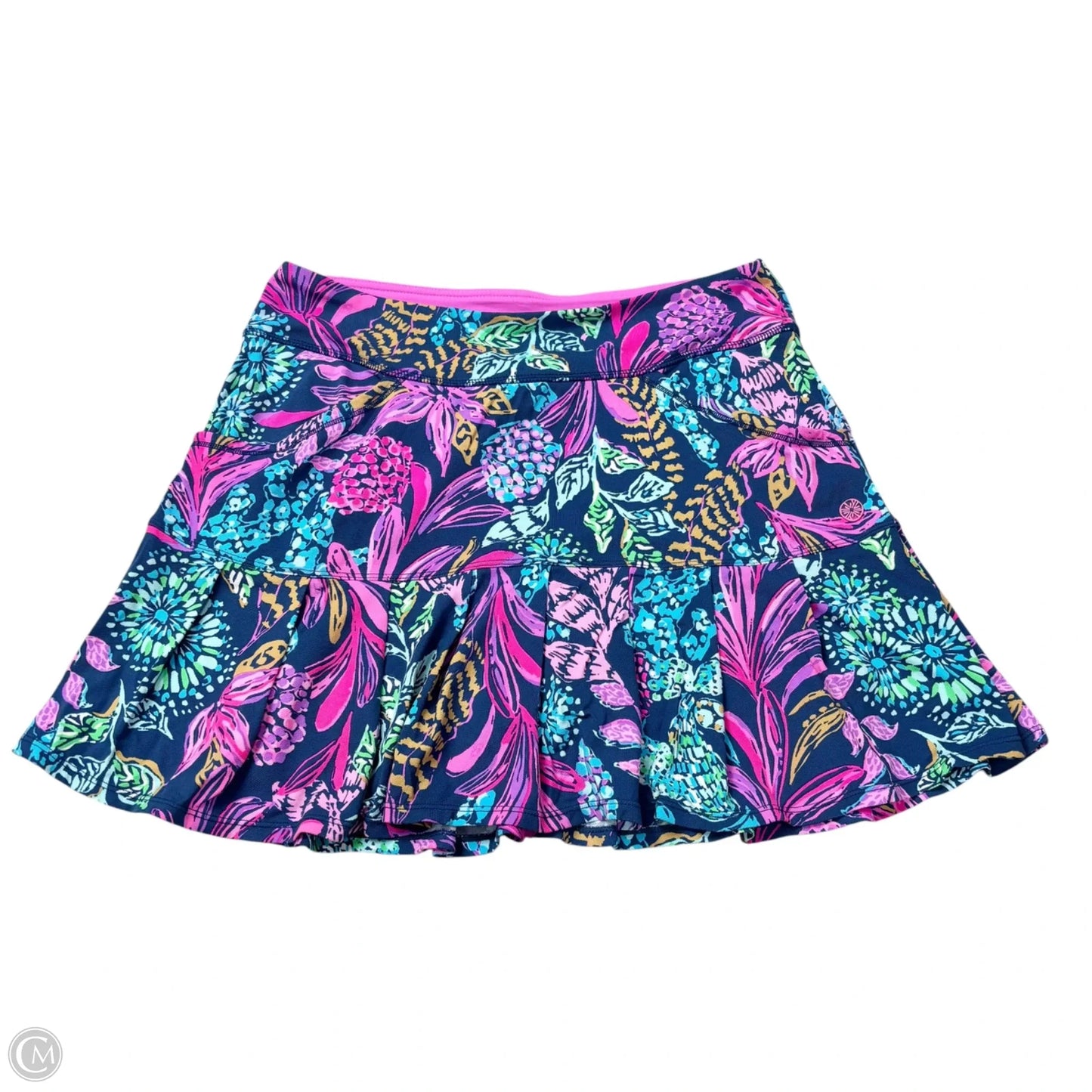 Skort Designer By Lilly Pulitzer In Blue & Pink, Size: S