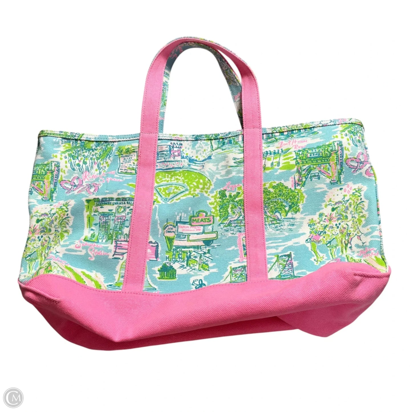 Tote Designer By Lilly Pulitzer, Size: Large