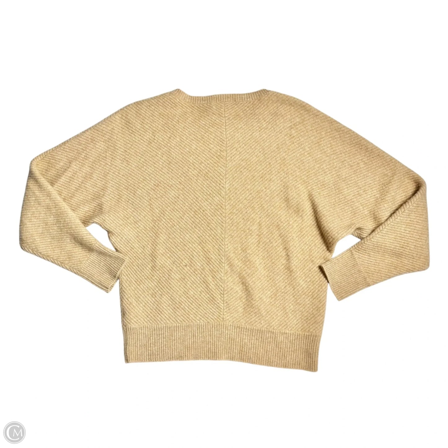 Sweater Cashmere By Saks Fifth Avenue In Tan, Size: M