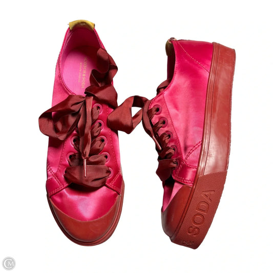 Shoes Sneakers By Scotch & Soda In Pink & Red, Size: 10.5