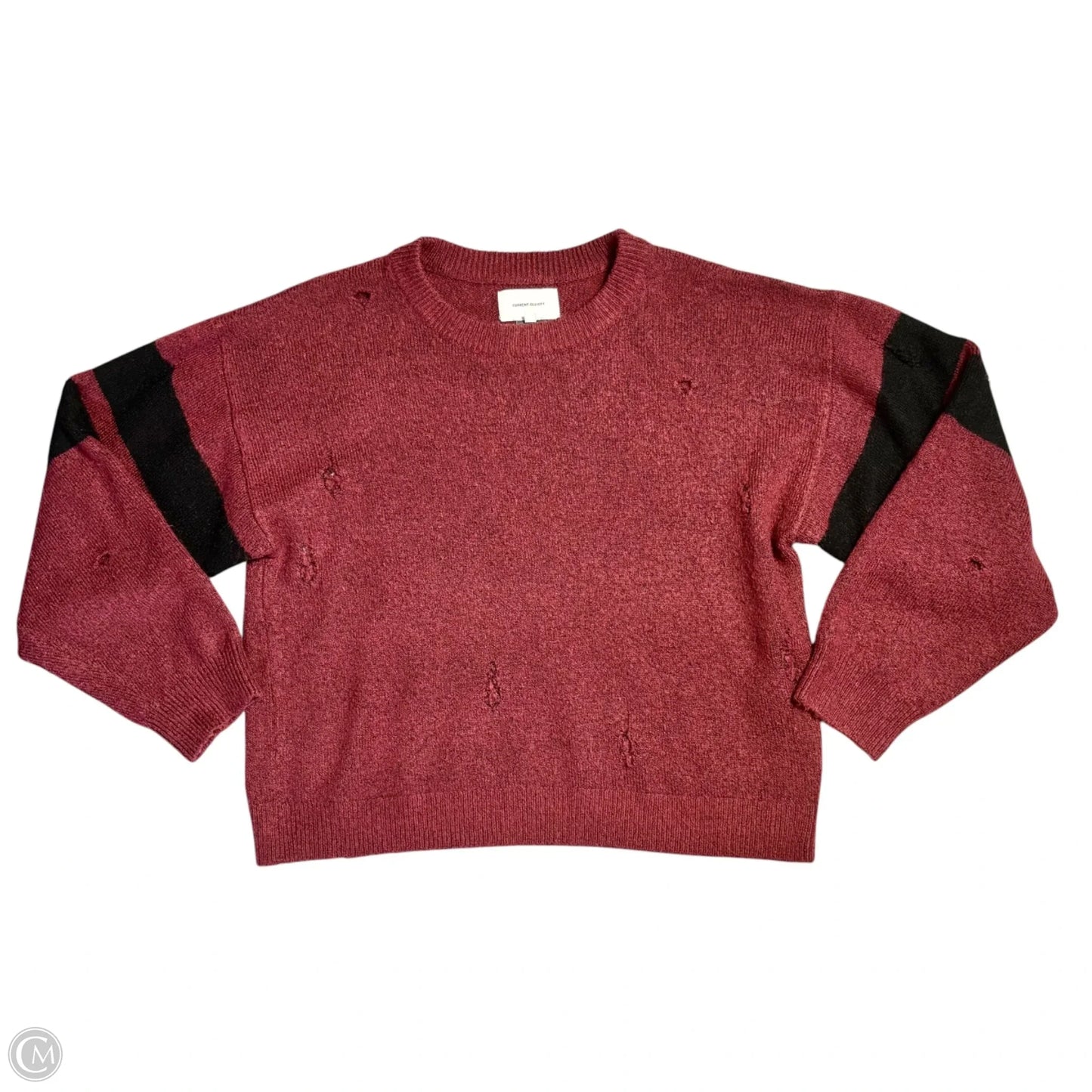 Sweater By Current Elliott In Maroon, Size: M