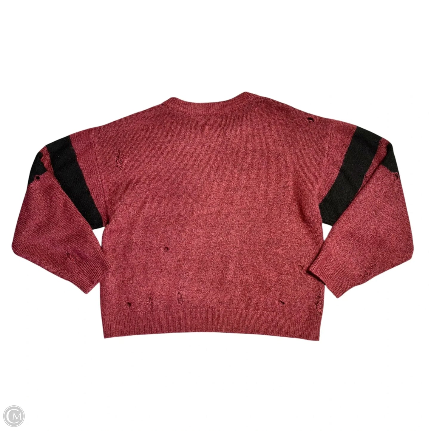 Sweater By Current Elliott In Maroon, Size: M