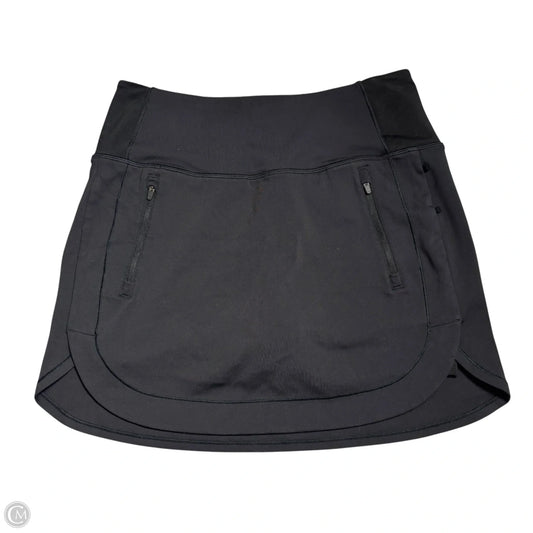 Athletic Skort By Athleta In Black, Size: S