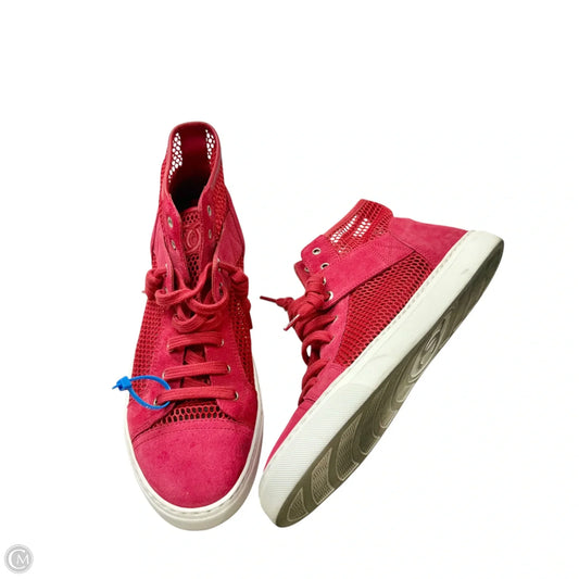 Shoes Luxury Designer By Chanel In Red, Size: 8