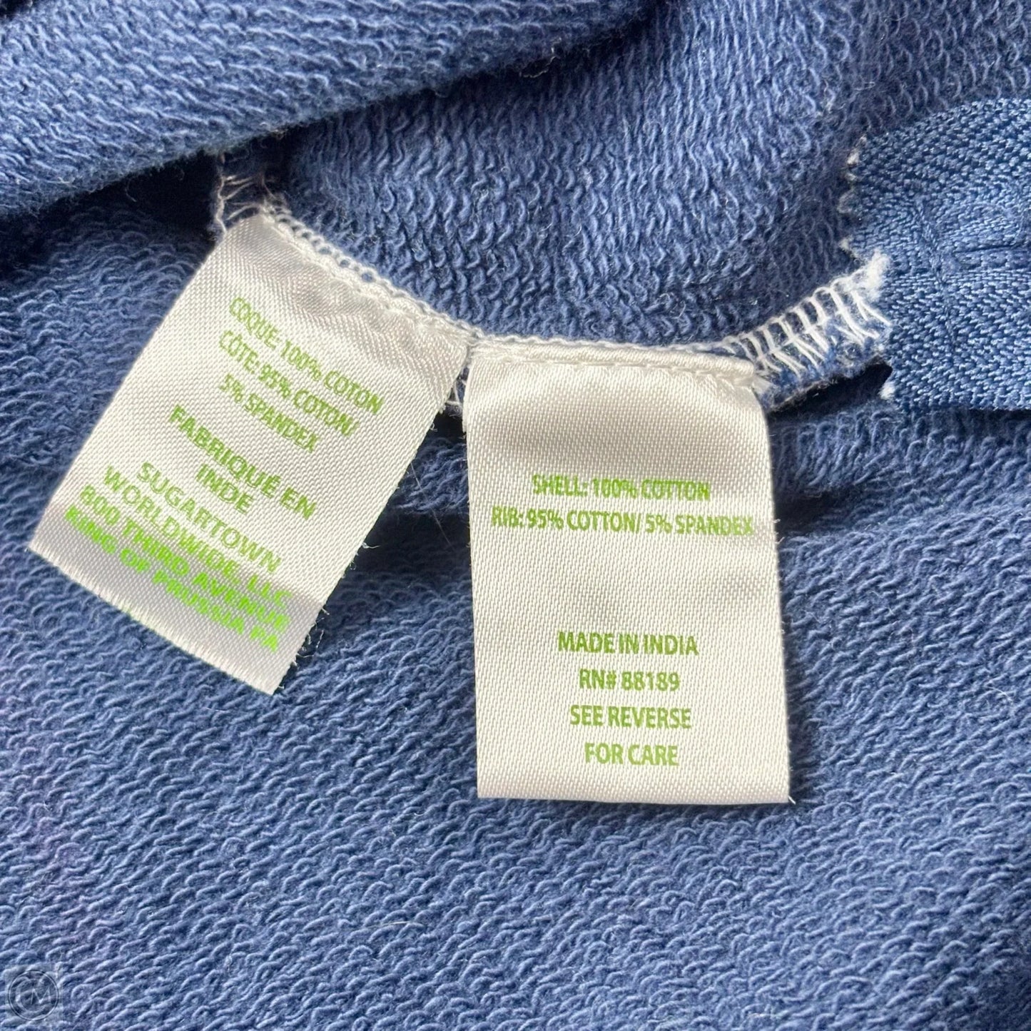 Sweatshirt Designer By Lilly Pulitzer In Blue & White, Size: Xxl