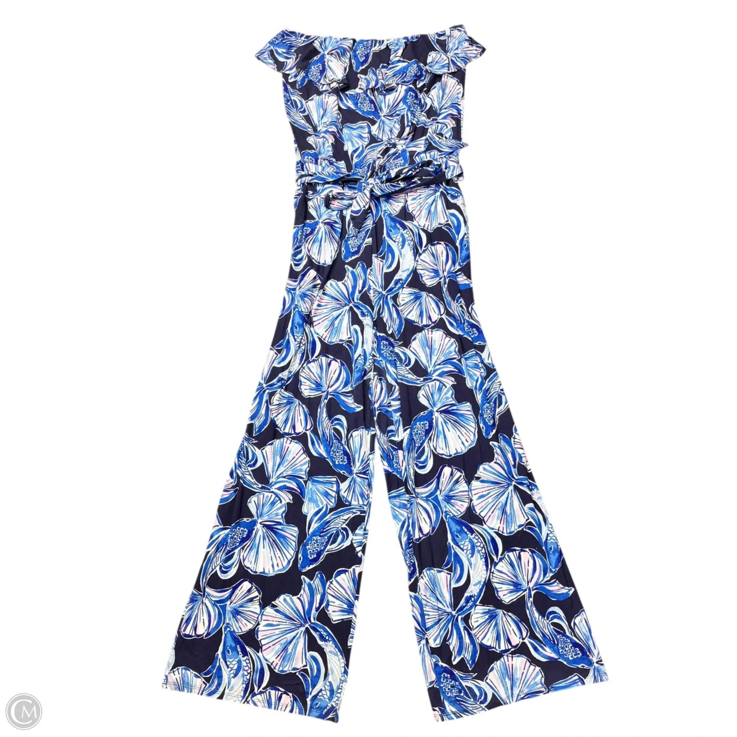 Jumpsuit Designer By Lilly Pulitzer In Blue & Pink, Size: Xl