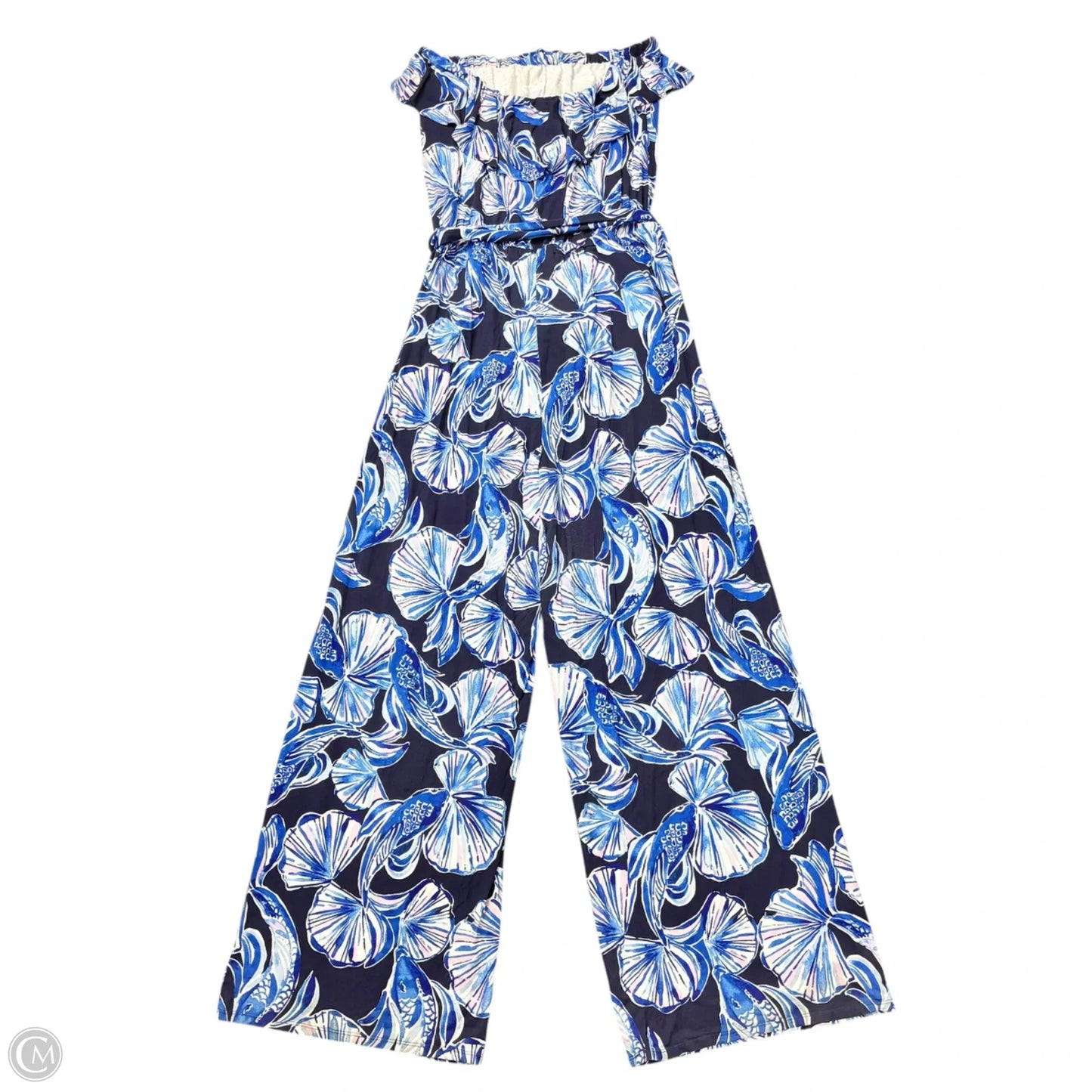 Jumpsuit Designer By Lilly Pulitzer In Blue & Pink, Size: Xl