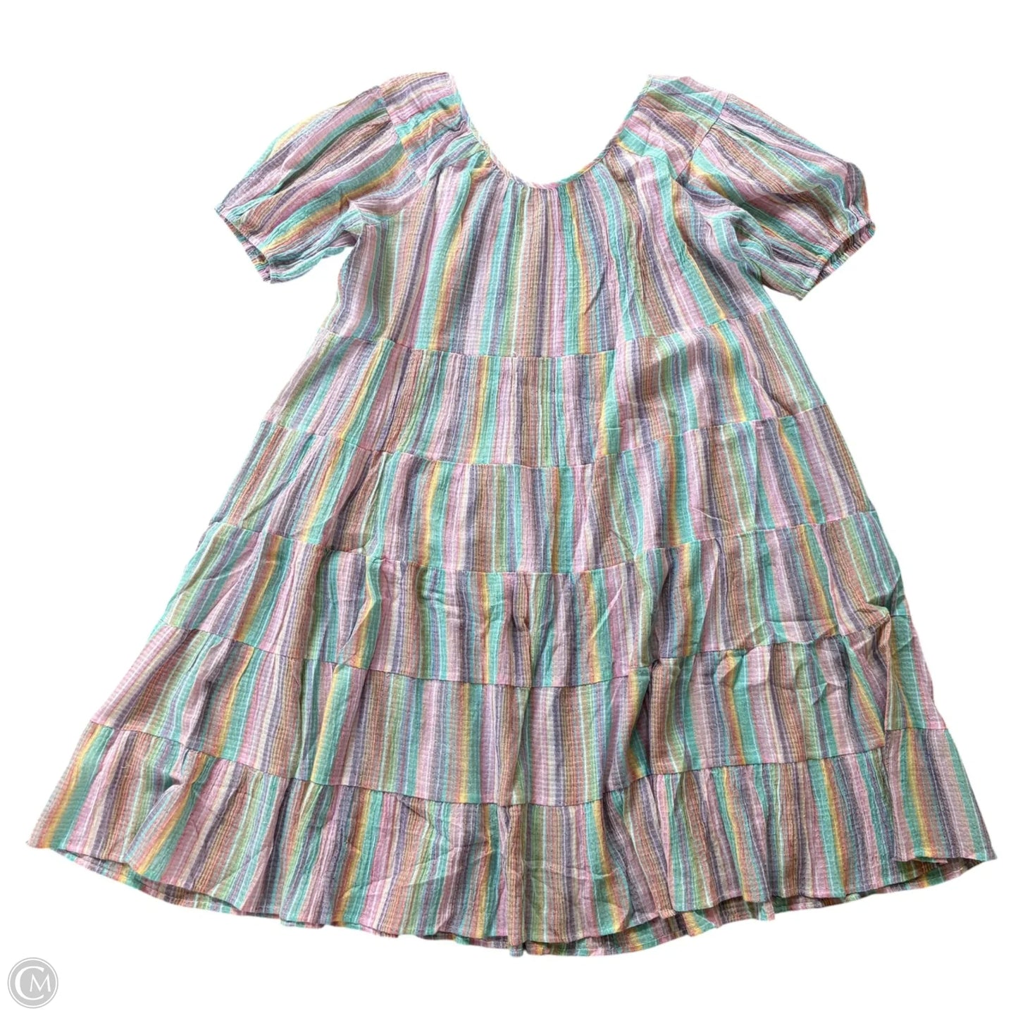 Swimwear Cover-up By J. Crew In Striped Pattern, Size: L