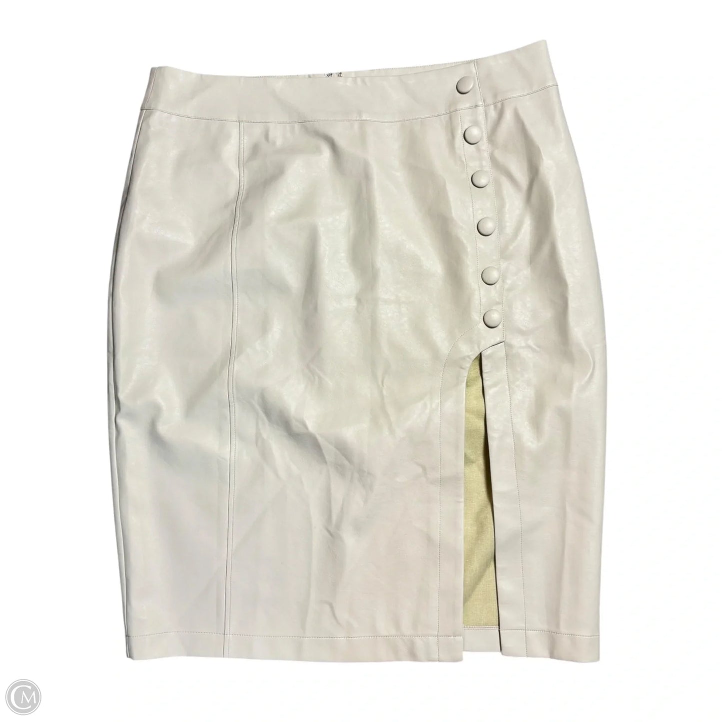 Skirt Midi By J. Brooks In Cream, Size: 2x