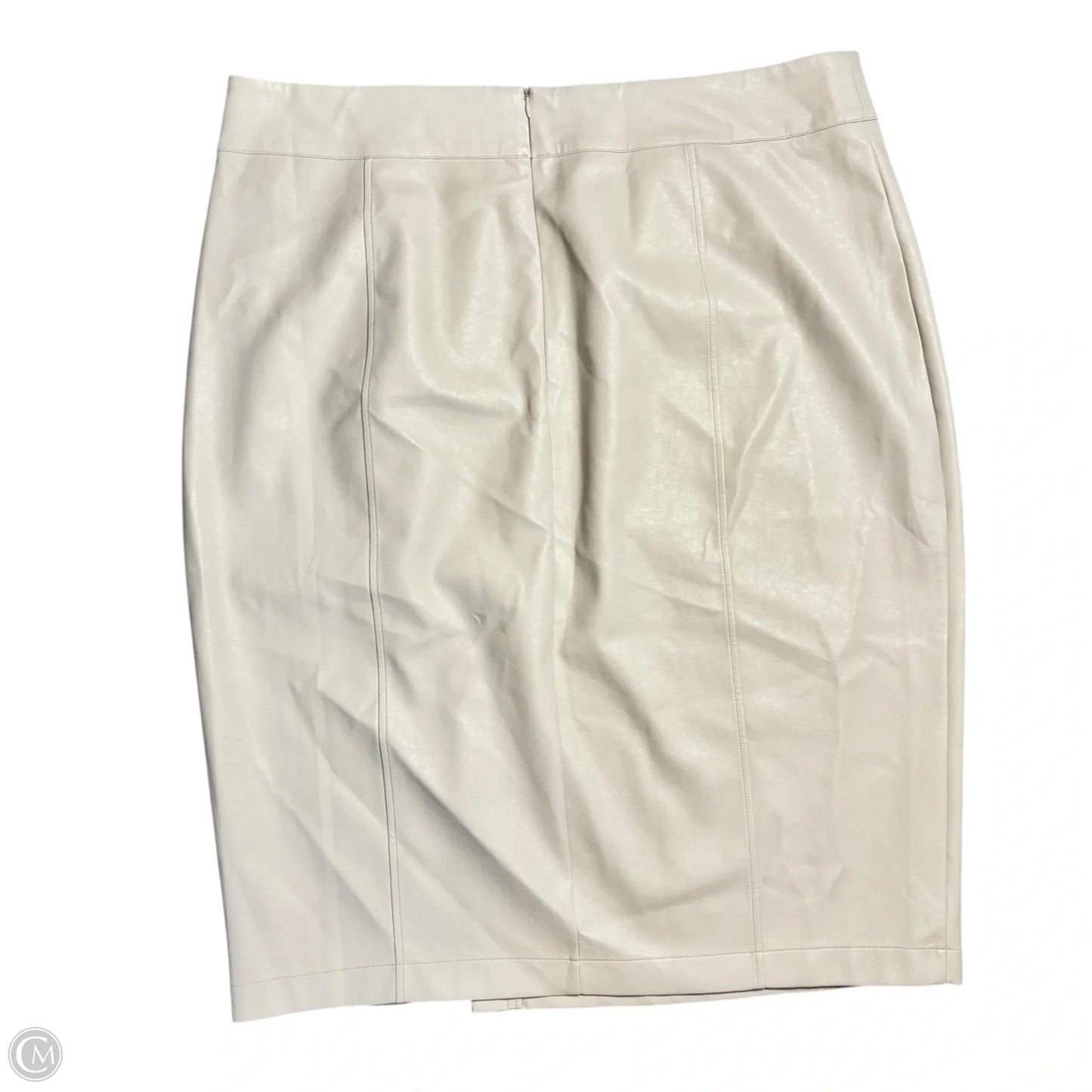 Skirt Midi By J. Brooks In Cream, Size: 2x