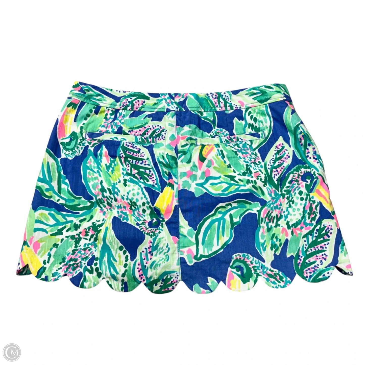 Skort Designer By Lilly Pulitzer In Blue & Green, Size: 8