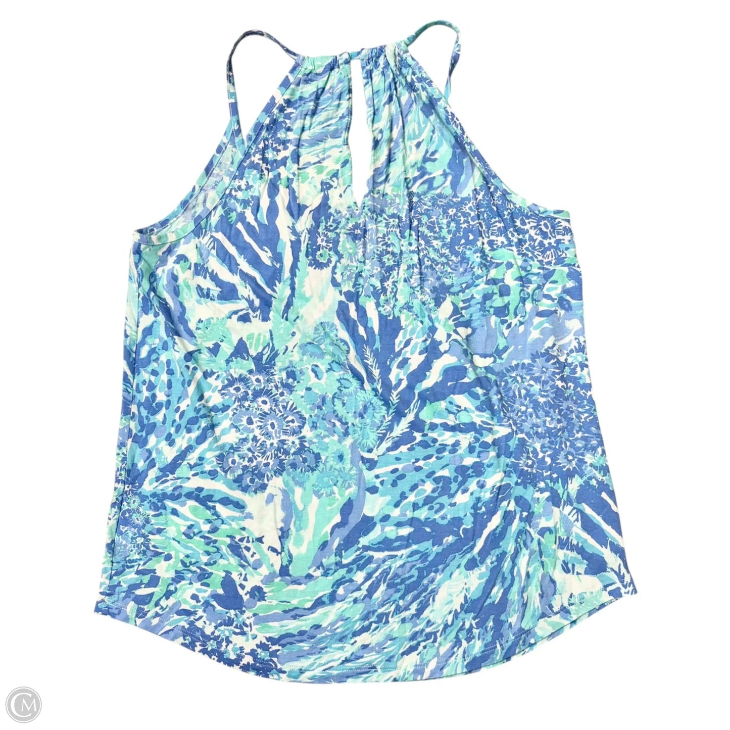 Tank Top Designer By Lilly Pulitzer In Blue, Size: M