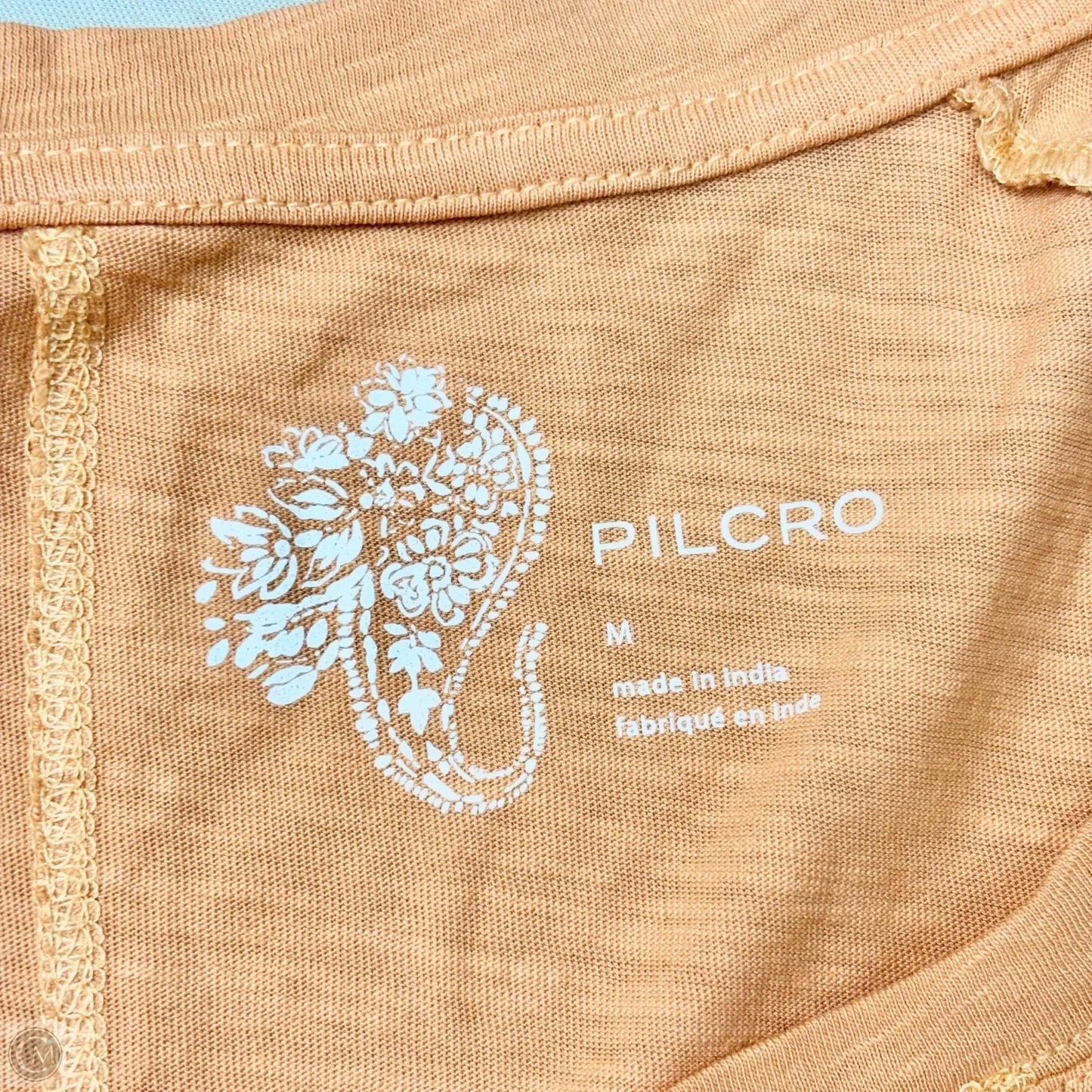 Top Short Sleeve Basic By Pilcro In Bronze, Size: M