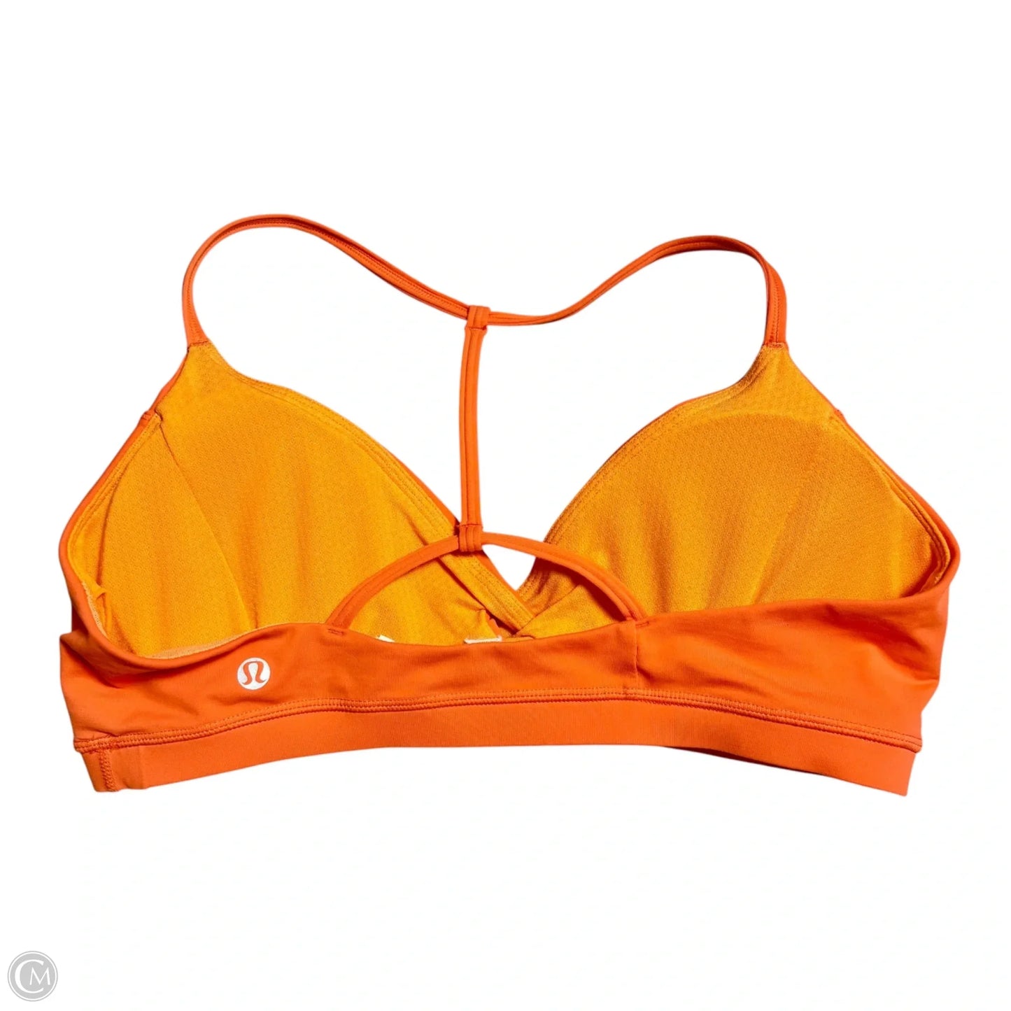 Athletic Bra By Lululemon In Orange, Size: M
