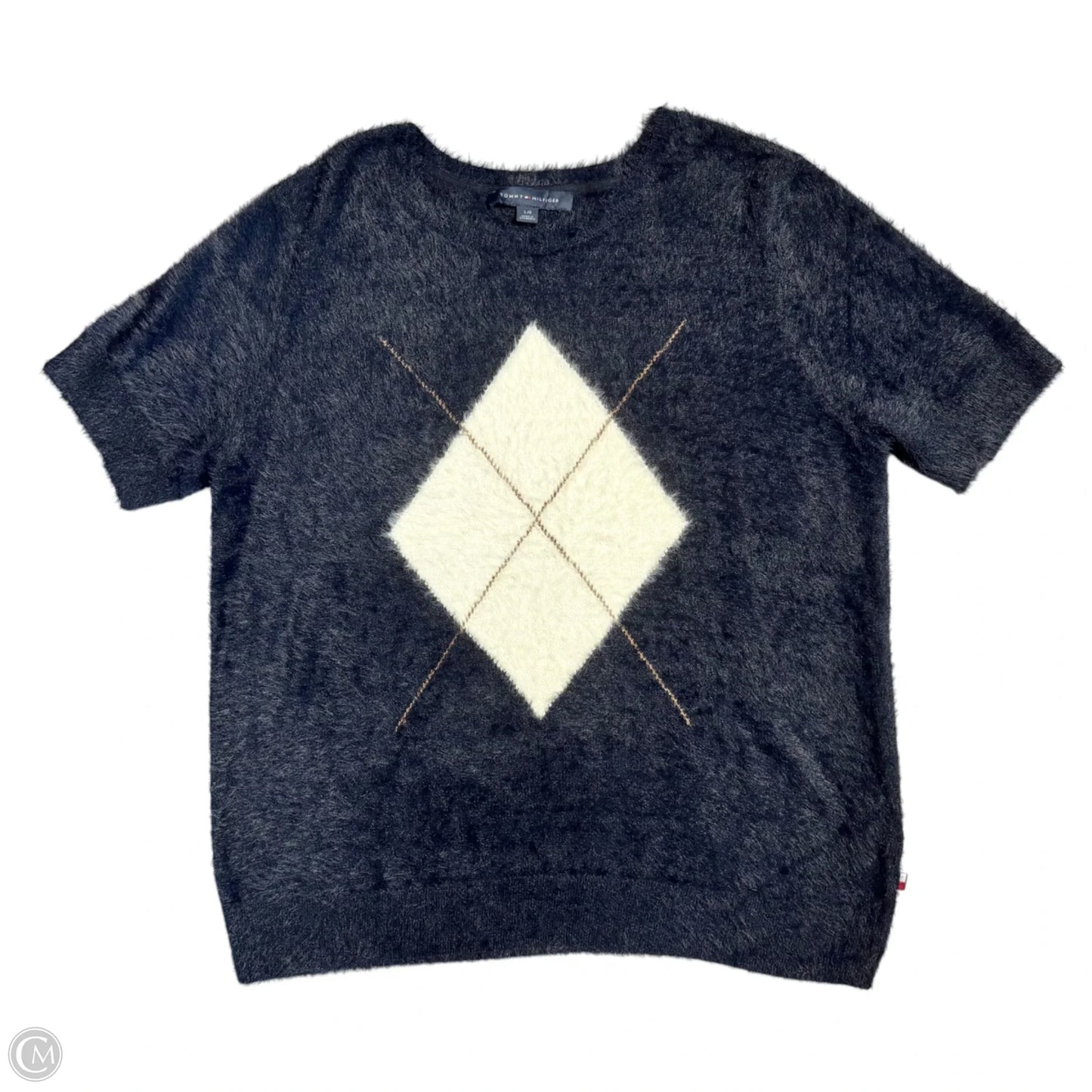 Sweater By Tommy Hilfiger In Navy, Size: L