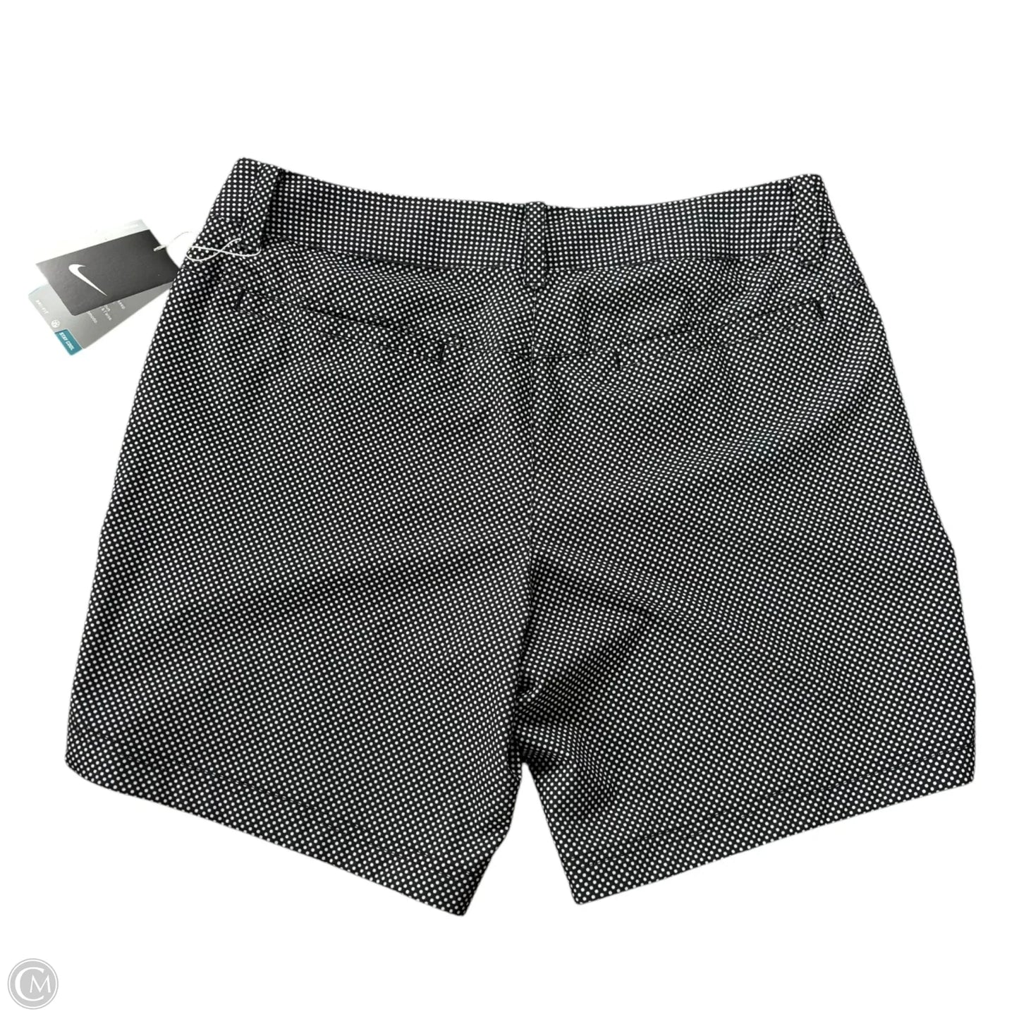 Athletic Shorts By Nike In Black & White, Size: 8