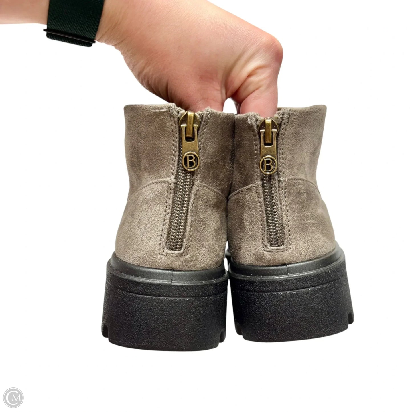 Boots Ankle Flats By Bzees In Brown, Size: 7
