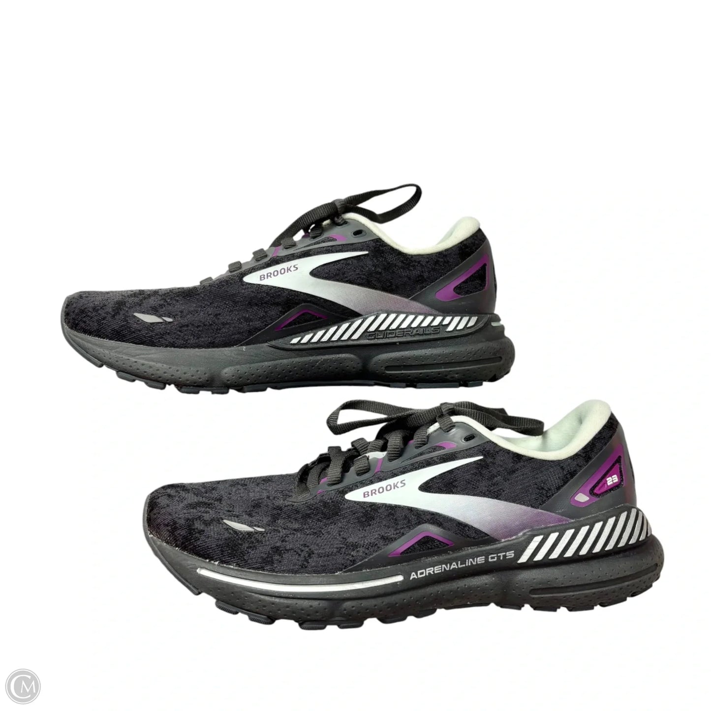 Shoes Athletic By Brooks In Grey & Purple, Size: 7