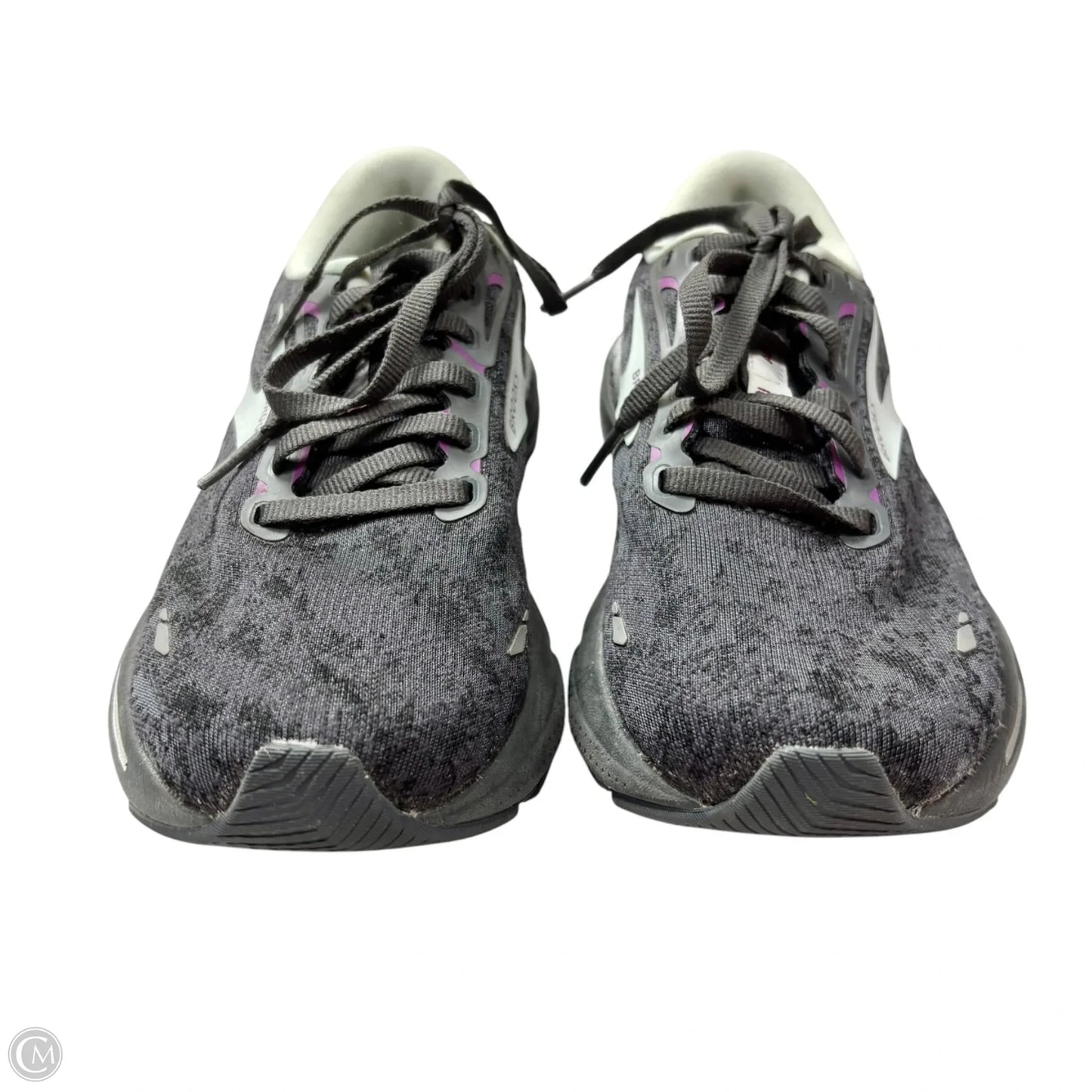 Shoes Athletic By Brooks In Grey & Purple, Size: 7