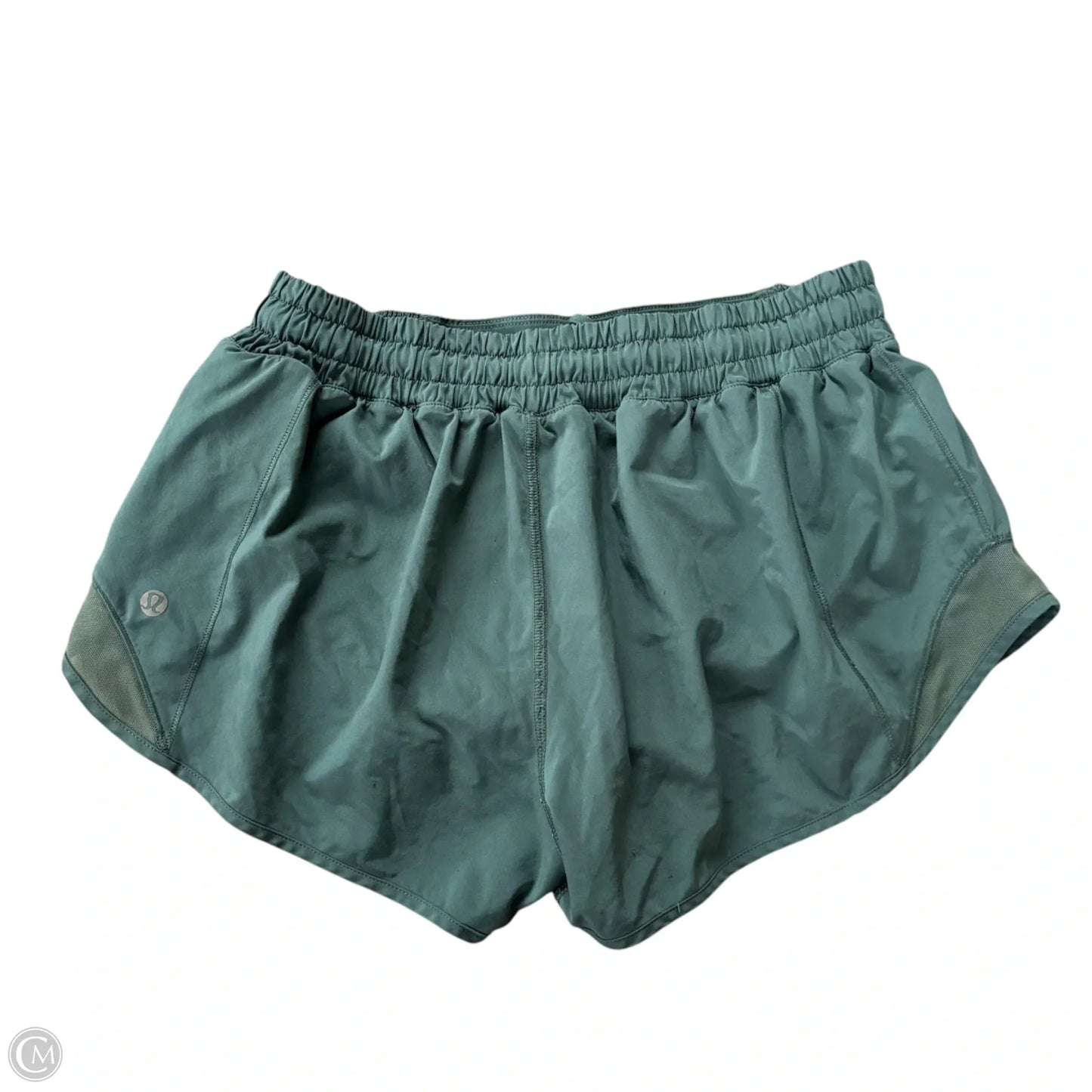 Athletic Shorts By Lululemon In Green, Size: M