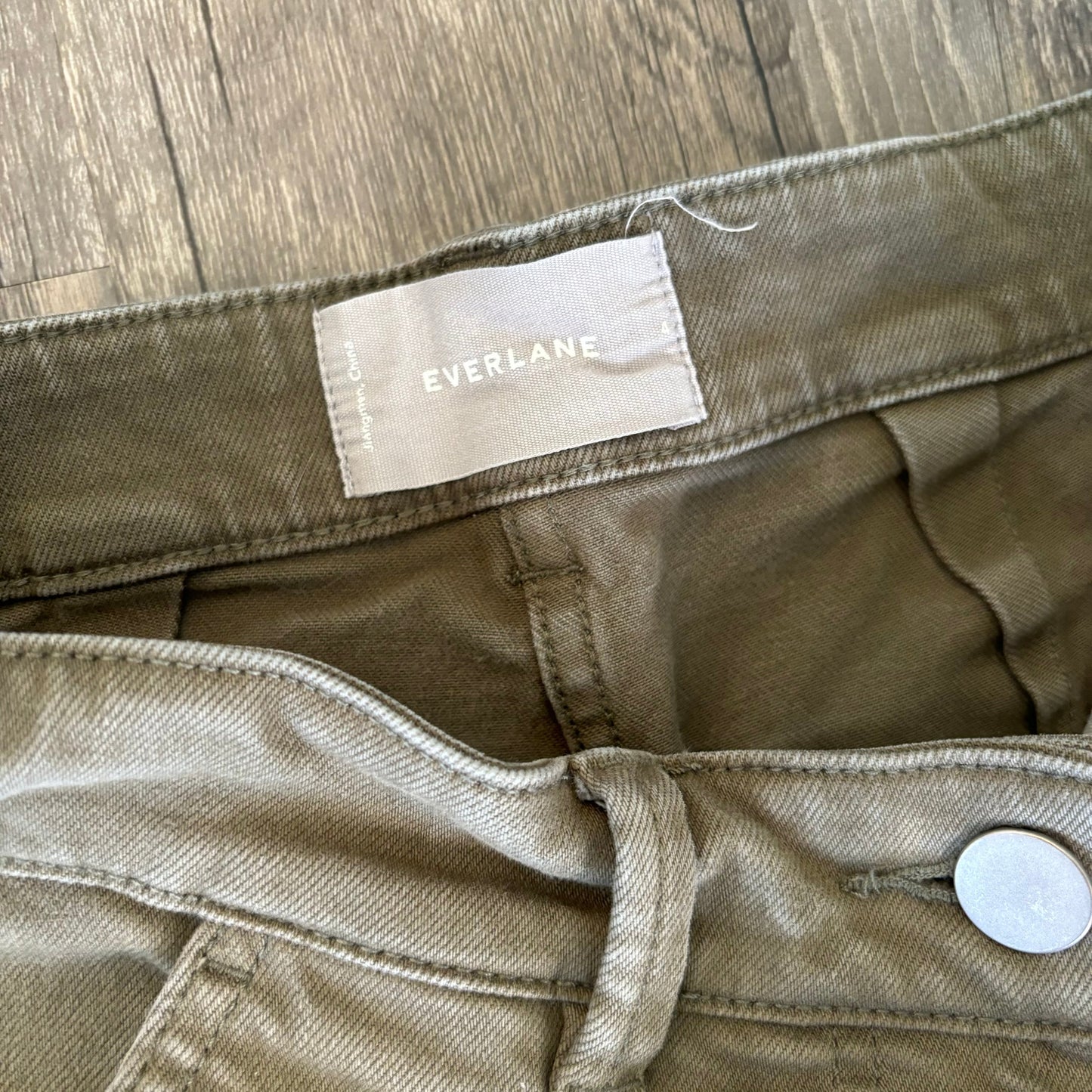 Jeans Straight By Everlane In Green, Size: 4