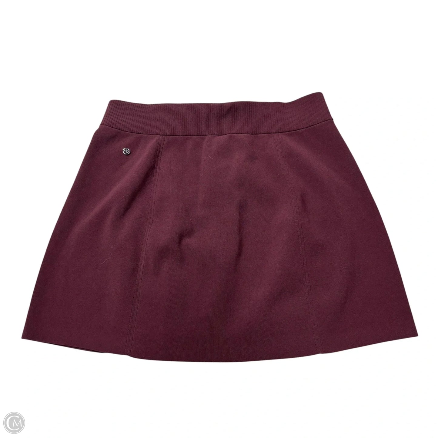 Athletic Skirt By Lululemon In Maroon, Size: M