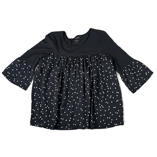 Top 3/4 Sleeve Designer By Kate Spade In Black & White, Size: S