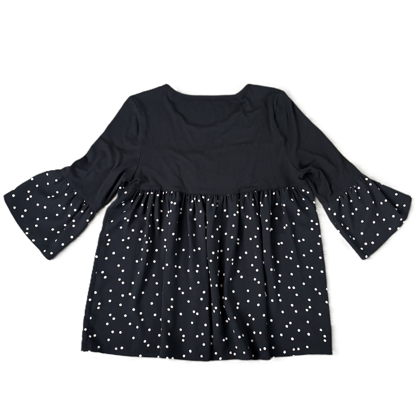 Top 3/4 Sleeve Designer By Kate Spade In Black & White, Size: S