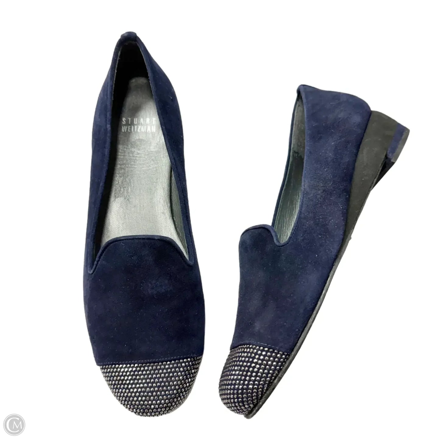Shoes Flats By Stuart Weitzman In Navy, Size: 7