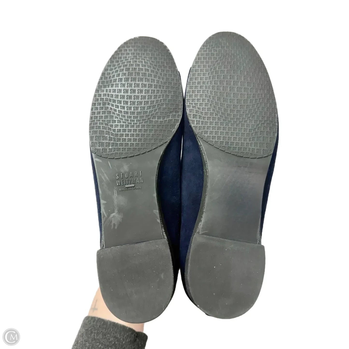Shoes Flats By Stuart Weitzman In Navy, Size: 7