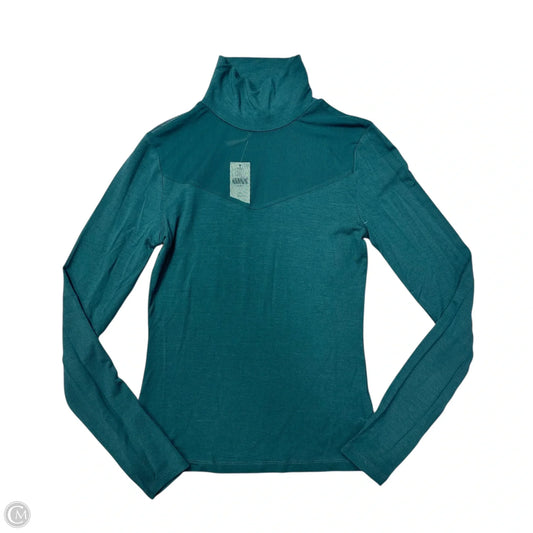 Top Long Sleeve Basic By Anthropologie In Green, Size: Xs