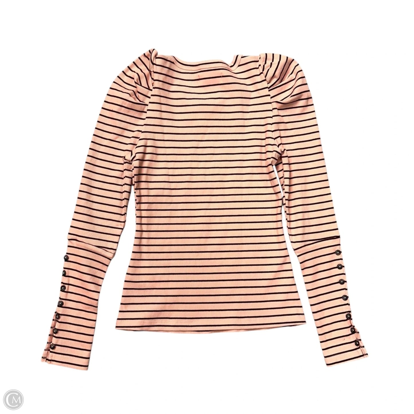 Top Long Sleeve By Maeve In Pink & Red, Size: Xxs